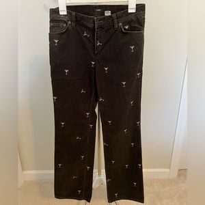 J. Crew Corduroy Martini Pants